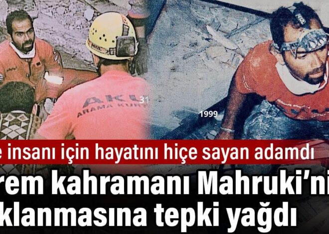 Deprem kahramanı Nasuh Mahruki’nin tutuklanmasına tepki yağdı. Bu ülke insanı için hayatını hiçe sayan adamdı